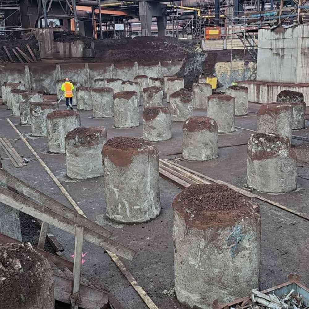 Baustelle vorbereiten